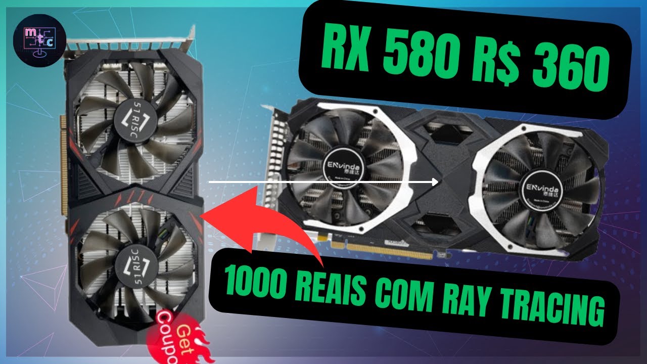 RX 580 POR 360 NO ALIEXPRESS - YouTube