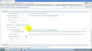 QuickBooks Work Order - Intuit Field Service Management - Corrigo FSM - Create a New Customer