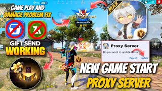 GAME START | GIFT SENDING 🎁 PROXY SERVER | HOW TO DOWNLOAD FREE FIRE PROXY SERVER #freefire #ffbeta screenshot 2