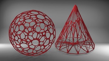 Voronoi & Surface Edge Pattern Create with Autodesk Meshmixer