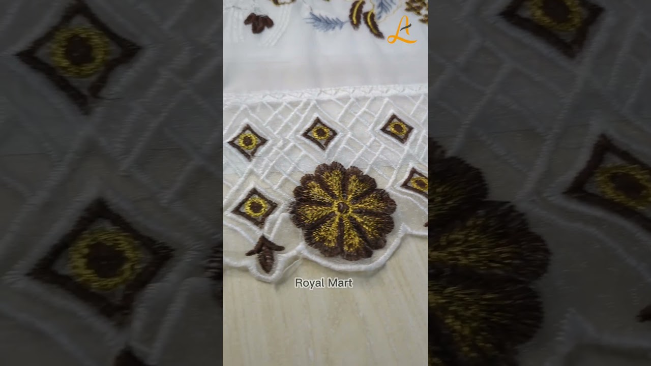 Elegant Georgette Dress | Butterfly Salwar | Embroidery Work | Unstitched Party Wear