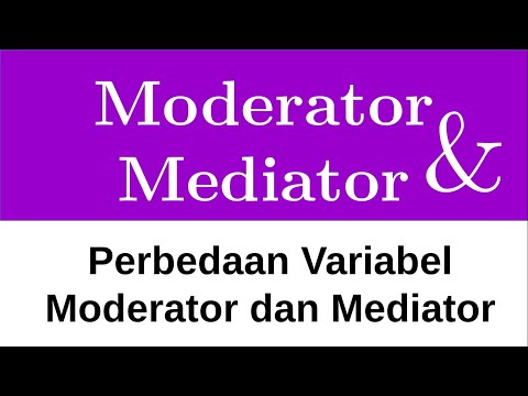 Video: Perbedaan Antara Moderator Dan Mediator