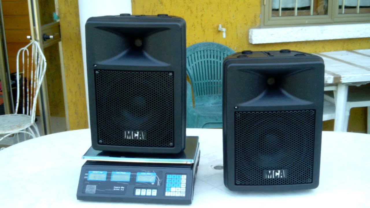 Diffusori amplificati MCA 200 A - secondo video