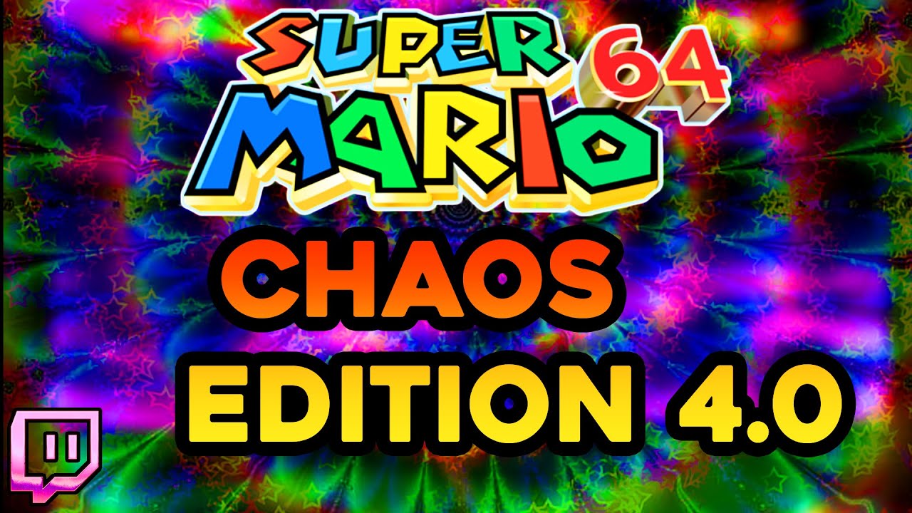 I beat Super Mario 64 Chaos Edition 4.0 On Twitch.