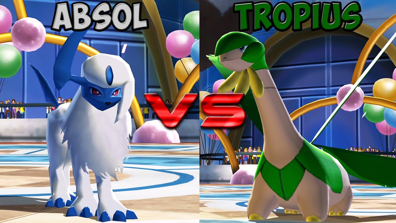 Pokemon battle revolution - Absol vs Tropius - YouTube