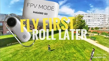 Insta360 GO - FPV mode┃Stabilized HD from a 75mm whoop┃屋外気晴らしフライト