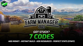 FARM MANAGER 2021 Cheats: Add Money, Instant Build, Perfect Stats (Staff), ... | Trainer by PLITCH FARM MANAGER 2021 Cheats: Add Money, Instant Build, Perfect Stats (Staff), ... | Trainer by PLITCH
