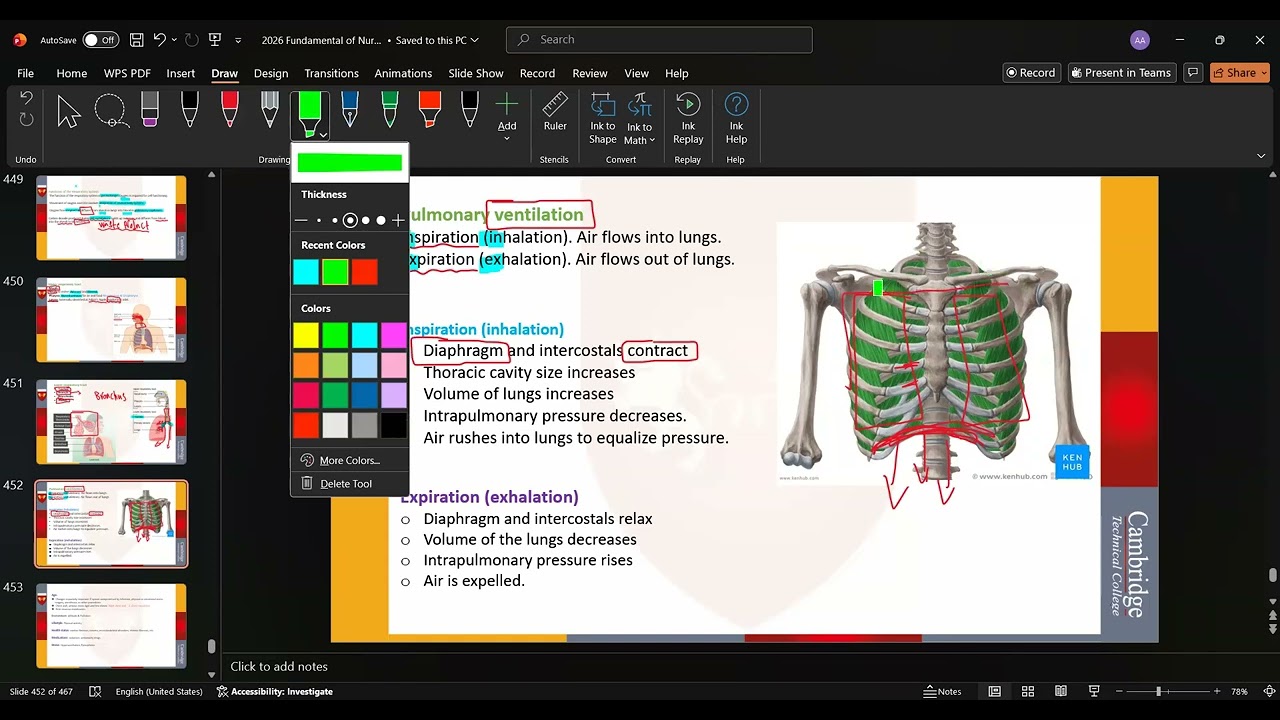 دبلوم التمريض و العلوم الصحية / مادة اساسيات التمريض / محاضرة 10