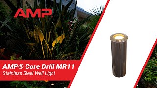 Amp Core Drill Mr11 Well Light Stainless Steel