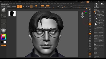 zbrush head  sculpt
