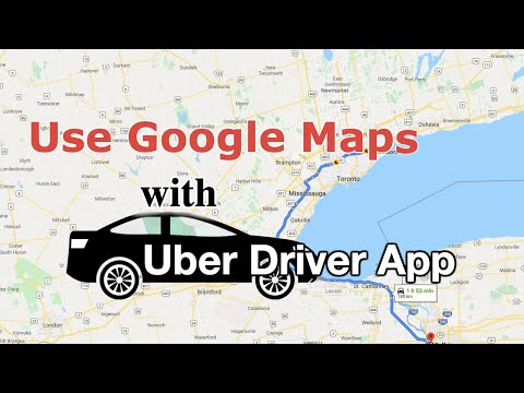 How to Use Google Map with Uber Driver App