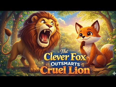 Clever Fox Outsmarts Cruel Lion | English Moral Stories | Bedtime Stories #kidsstories