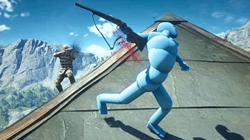 NPC Euphoria Physics! - RED DEAD REDEMPTION 2   NPC Wars #68