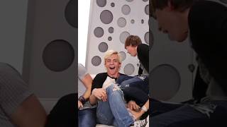 Ross Lynch broke the Clevver TV couch 😂😂😂