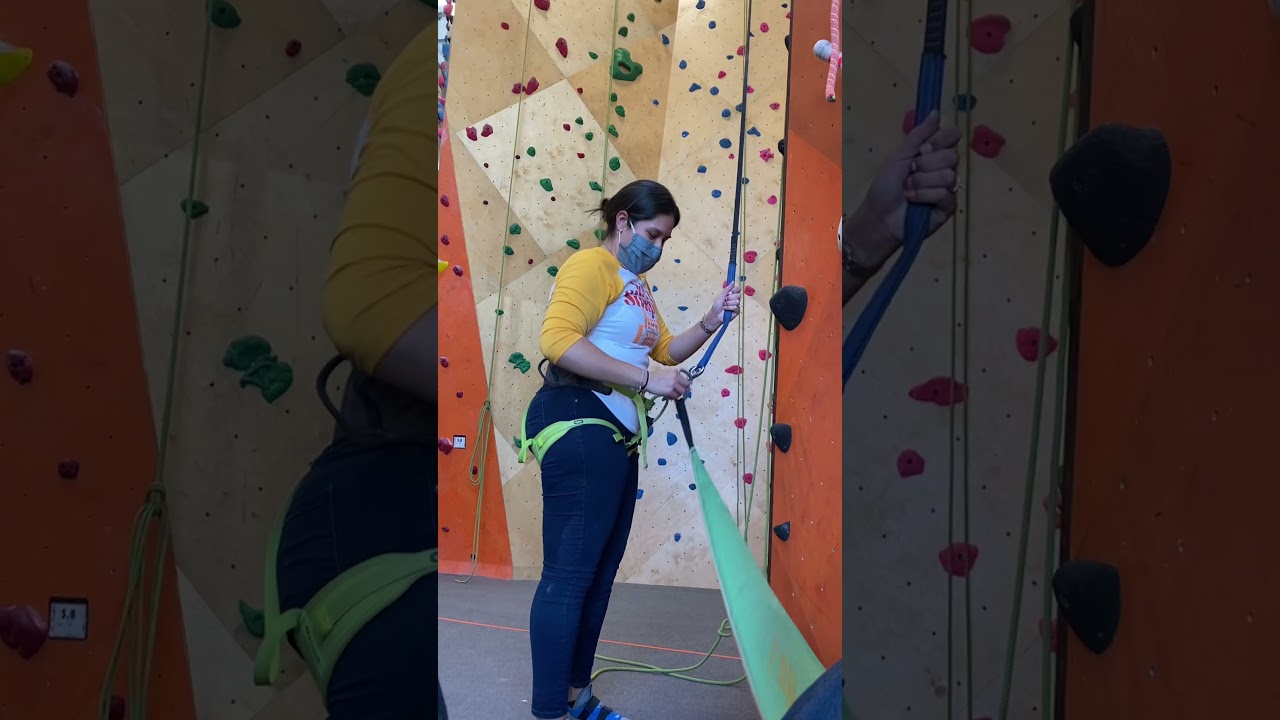 Denver indoor rock climbing at Ubergrippen
