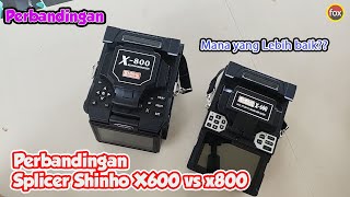 Perbandingan Splicer Shinho X600 vs X800