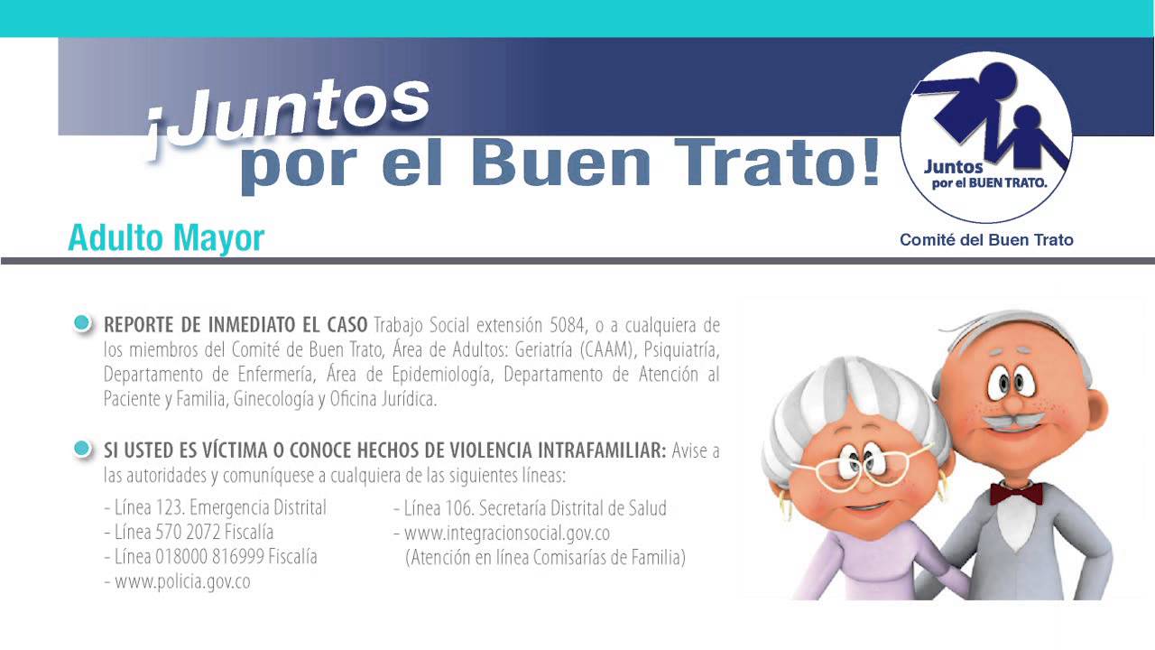 Buen Trato - Adulto Mayor defensa y justicia
