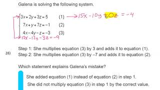 Day 10 Review (28) Error Analysis of Solving a System by Hand