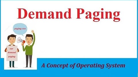 Demand Paging in Operating System OS Lecture Notes Tutorial Easy Best Way by Tanvi Sharma Mam
