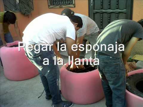 Muebles de llanta.wmv youtube