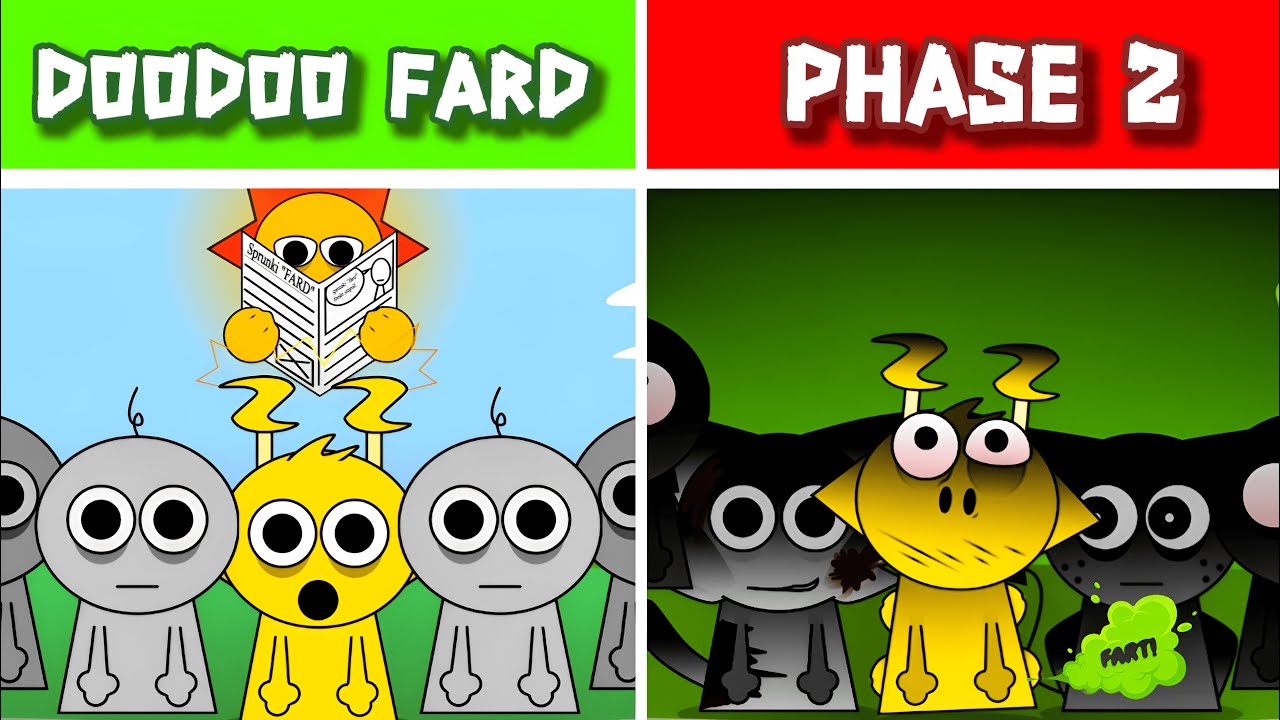 Sprunki: Doodoo Fard (HUGE UPDATE) Normal - Horror Versions. Funny or Freaky?