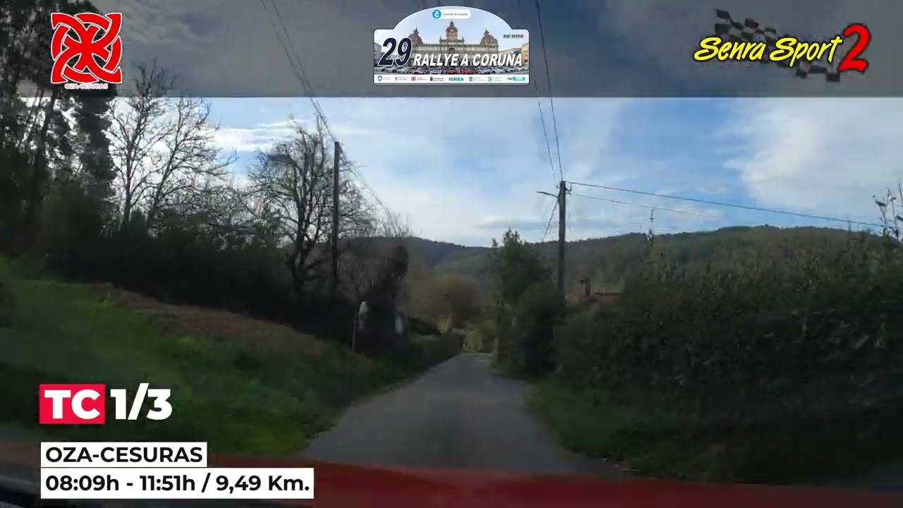 29º Rallye de A Coruña - TC 1/3:Oza-Cesuras (Senra Sport2)