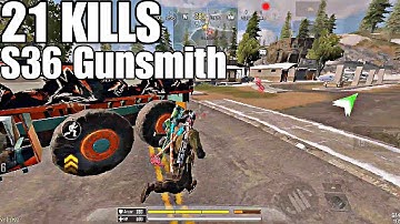 Solo Vs Squad 21 Kills || S36 Loadout+ Gunsmith @br0kenOG
