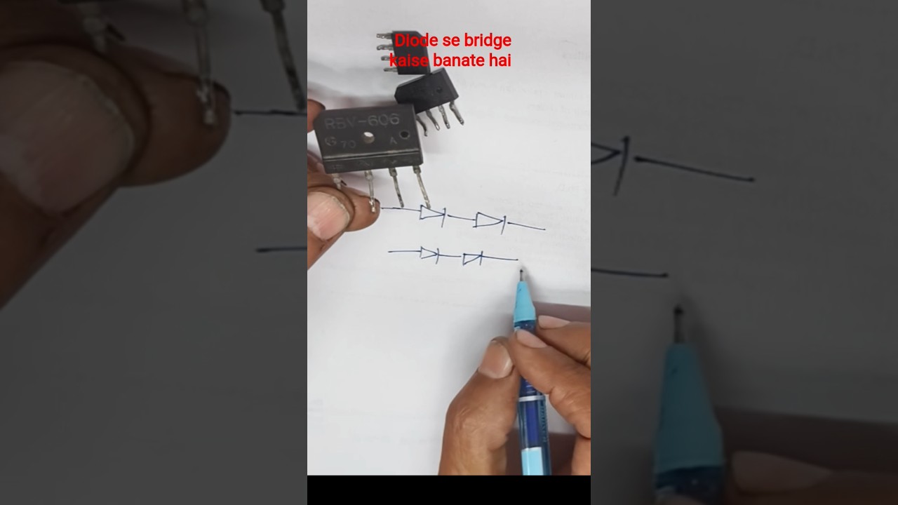 Diode se bridge kaise banate hai #shortvideo #short #reels #trending #diode #diodebridge #yt #ytshot