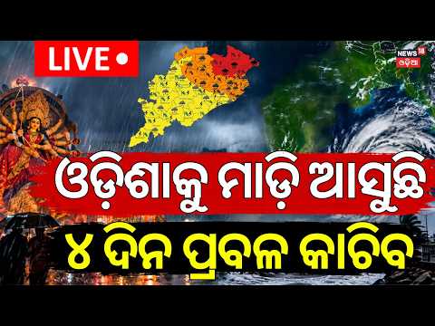 Odisha Rain Alert LIVE: Coastal Odisha Rain Alert for Next 24 Hours | Weather Update | Odia News
