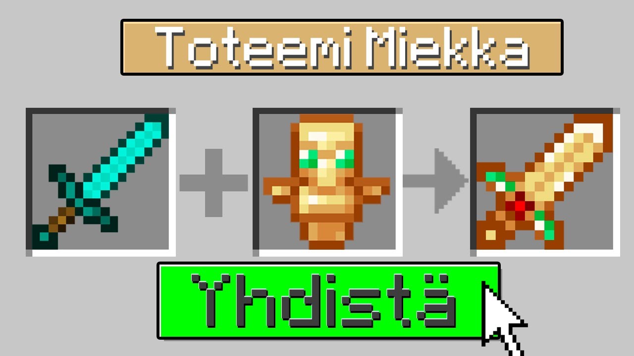 Minecraft, MUTTA Itemeitä Voidaan YHDISTÄÄ?! w/ @MrRockis