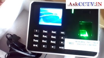 How To Remove user In Biometric Thumb Attendance Machine eSSL k21