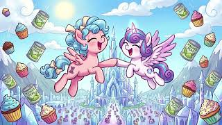 Cozy Glow and Flurry Heart I'm a Crystal Pony