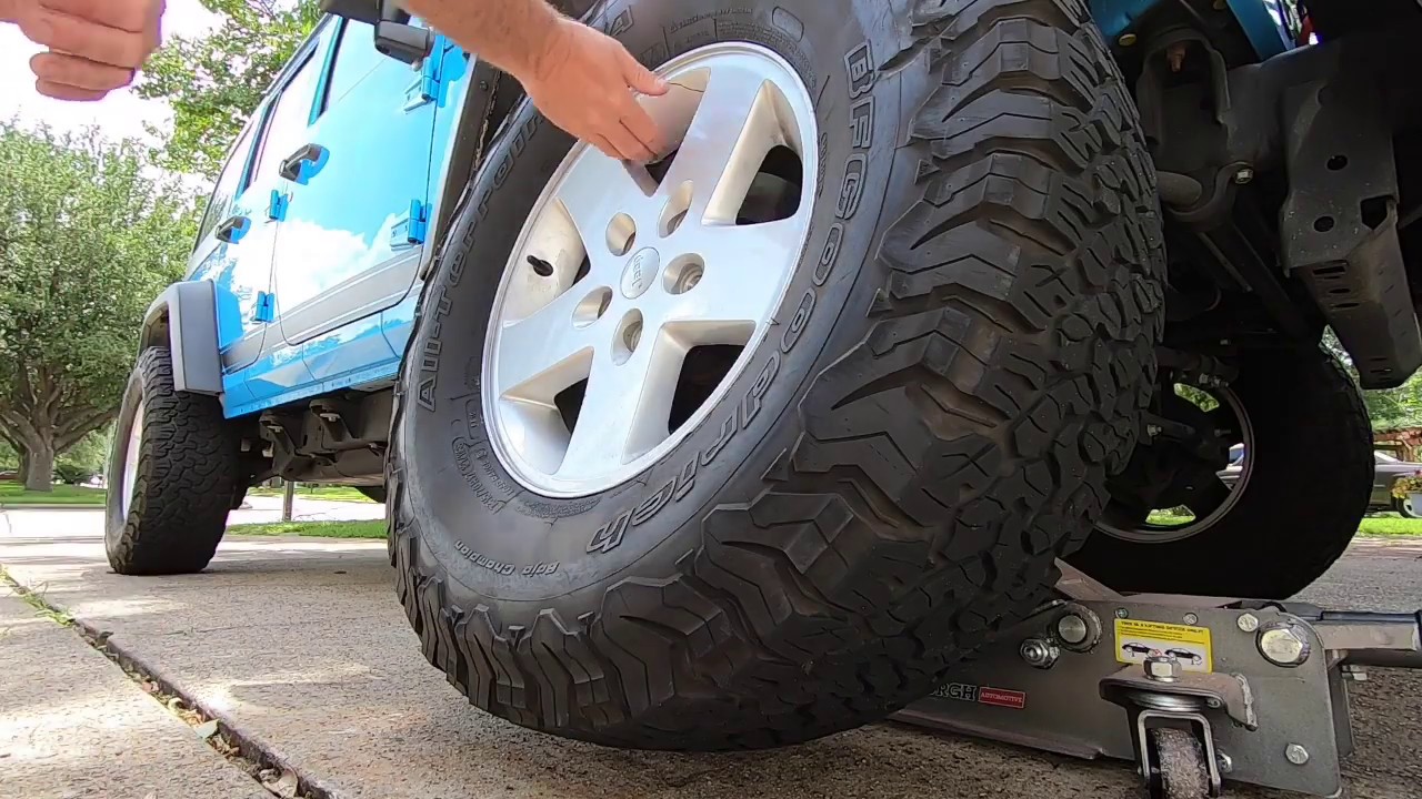 How to Replace a Wheel Speed Sensor on a Jeep Wrangler JK JKU - YouTube