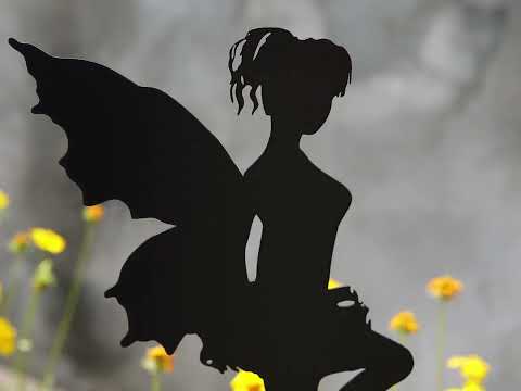 Фея з металу. Декор для подвір'я, саду або клумби., видео 1