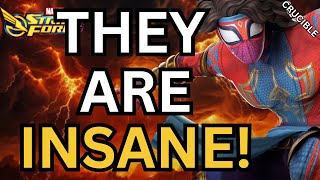 UNDYING ON DEFENSE AND SPIDER SOCIETY FINDING A HOME?? | Cosmic Crucible | MARVEL Strike Force screenshot 5