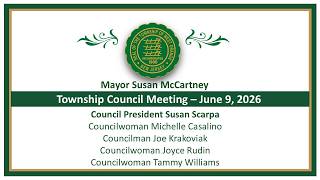 West Orange Township Council Meeting June 9, 2026