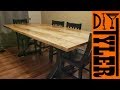 Live Edge Maple Slab Farmhouse Table