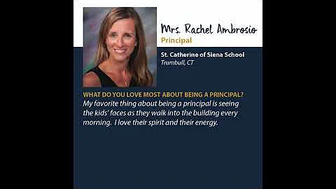 Principal Profile: Mrs. Rachel Ambrosio, St. Cathe...