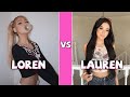 Loren Gray Vs Lauren Kettering TikTok Dance Battle