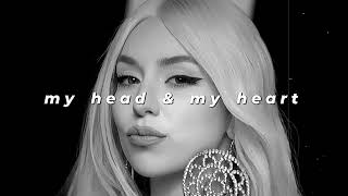 ava max - my head & my heart (slowed + reverb)