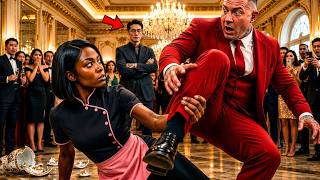 Korean Mafia Boss's Bodyguards Kicked the Black Waitress... Unaware She Was a Deadly Martial Artist