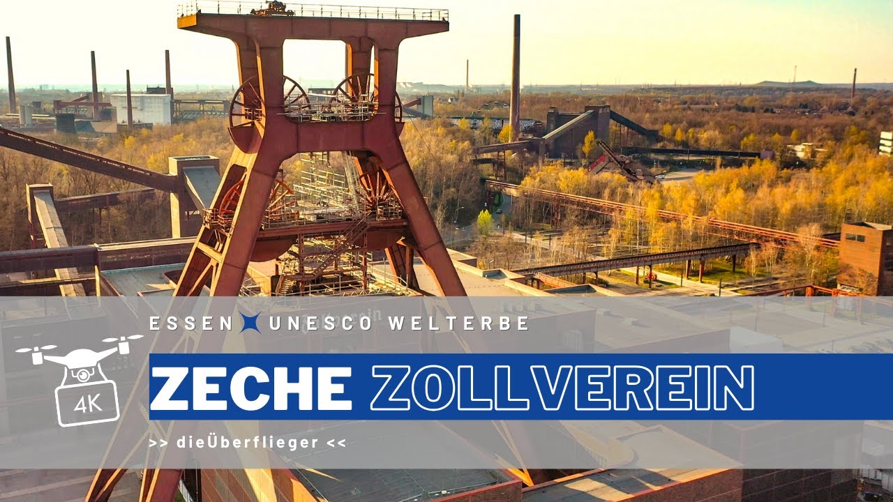 ZECHE ZOLLVEREIN Unesco Welterbe | Essen | Drohne | 4K