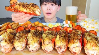 Asmr ロブスターのチーズ焼き Lobster Eating Sounds 咀嚼音 Mukbang 먹방