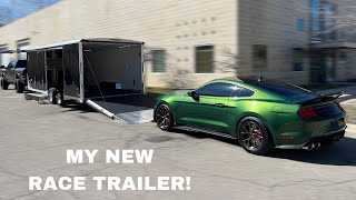My New Aluminum Race Trailer! It’s Super Light!