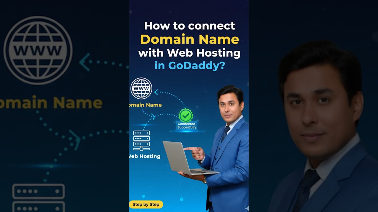 How to connect Domain Name with Web Hosting in Godaddy? - GoDaddy Domain Hosting Connect Kaise kare?
