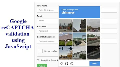 Google reCAPTCHA validation using JavaScript || How to validate google reCAPTCHA using JavaScript