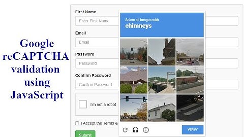 Google reCAPTCHA validation using JavaScript || How to validate google reCAPTCHA using JavaScript