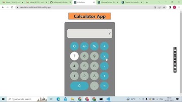 Calculator coding ninja React skill test