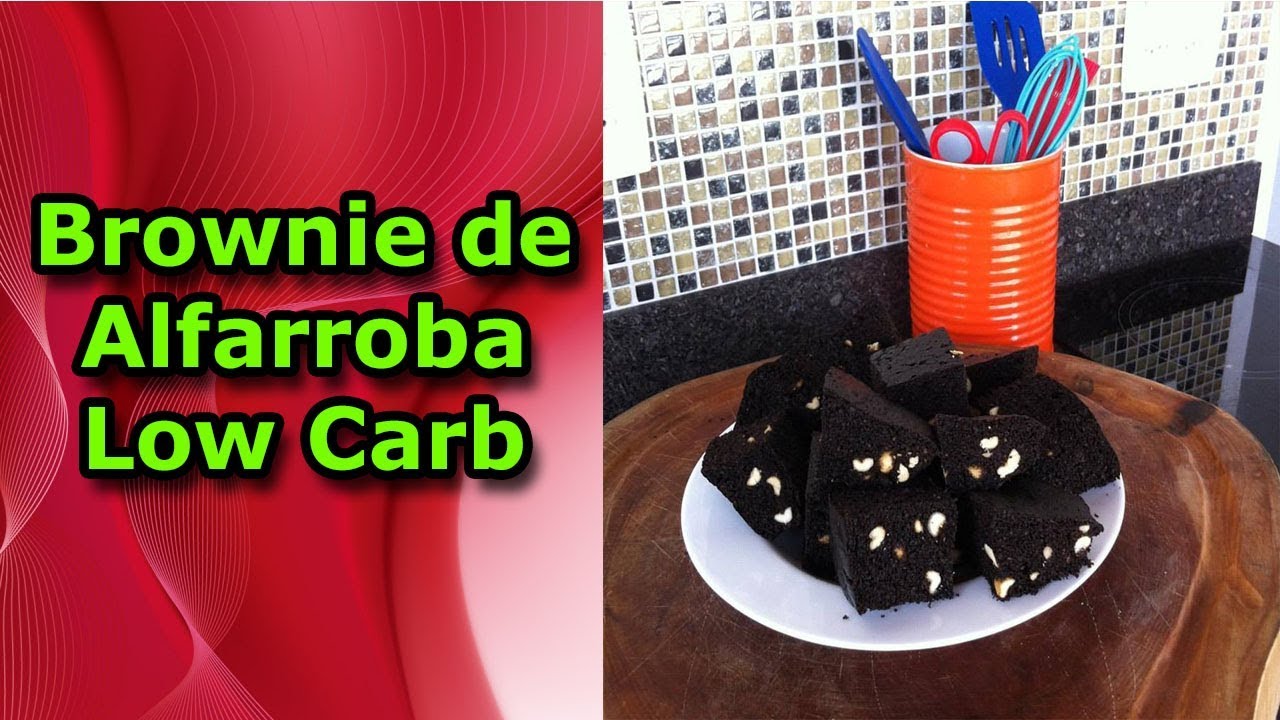 BROWNIE DE ALFARROBA LOW CARB WIFI NA COZINHA (**)