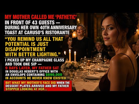 My Mother Called Me "Pathetic" In Front of 43 Guests During Her Anniversary Toast—She Didn't Know...